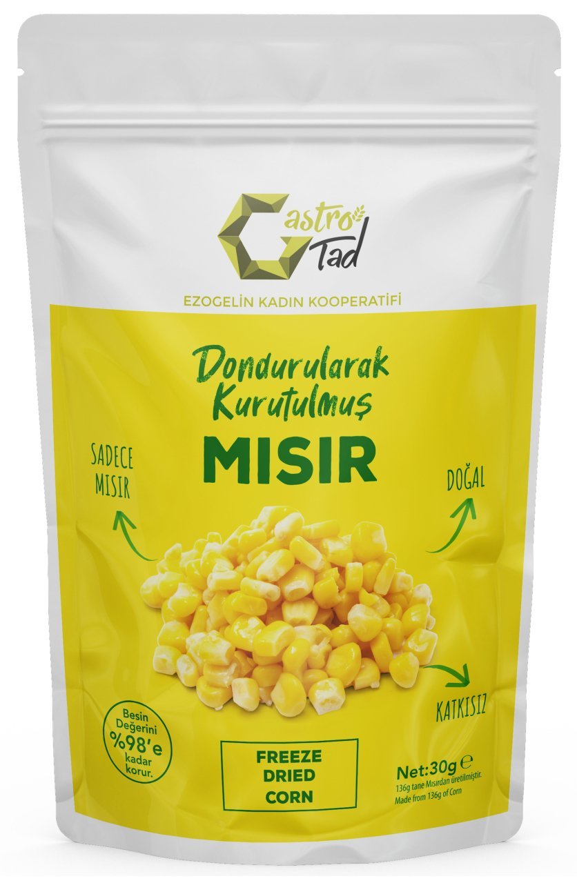 GASTROTAD 30 GR FREEZE DRY MISIR ( DONDURULARAK KURUTULMUŞ ÇITIR MISIR )