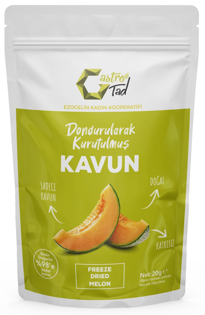 GASTROTAD 20 GR FREEZE DRY KAVUN ( DONDURULARAK KURUTULMUŞ ÇITIR KAVUN )